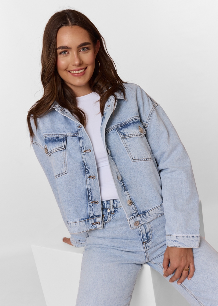 Myrthe denim jasje