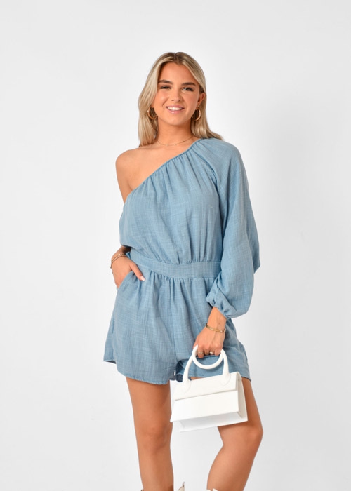 Livia playsuit lichtblauw