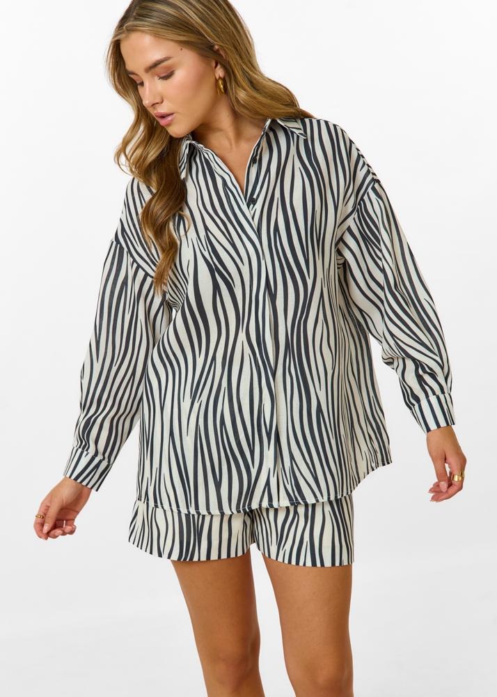 Zebra blouse