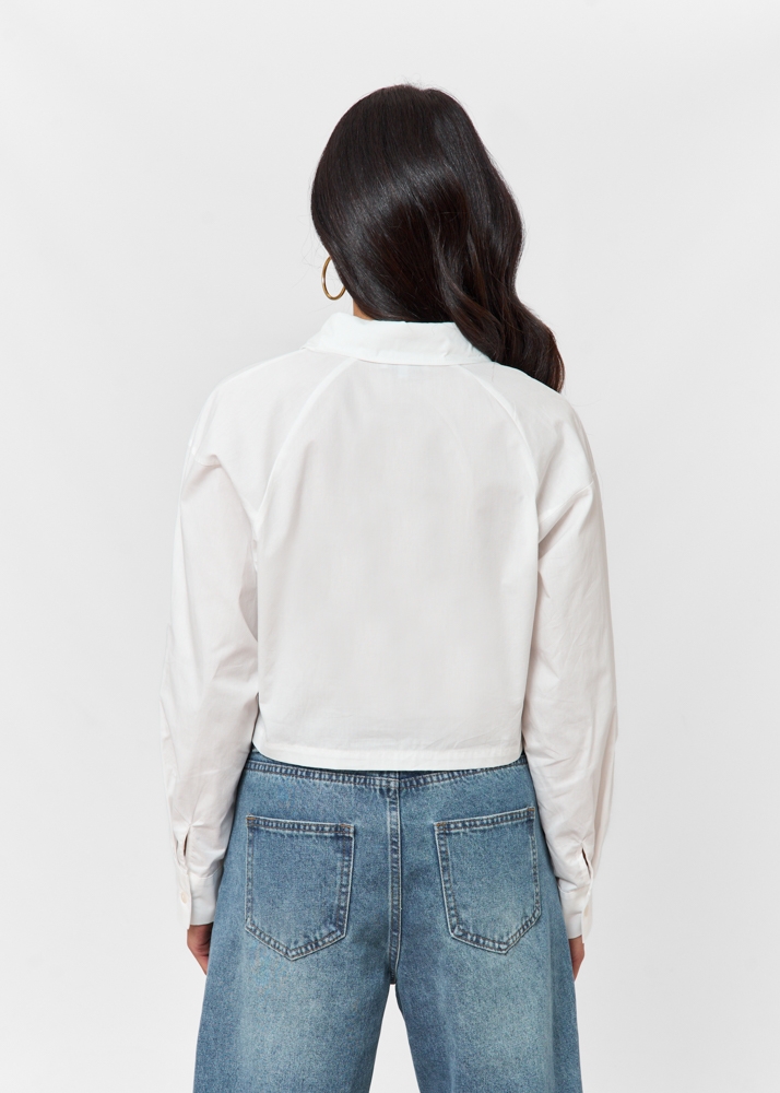 Friday Denim cropped blouse