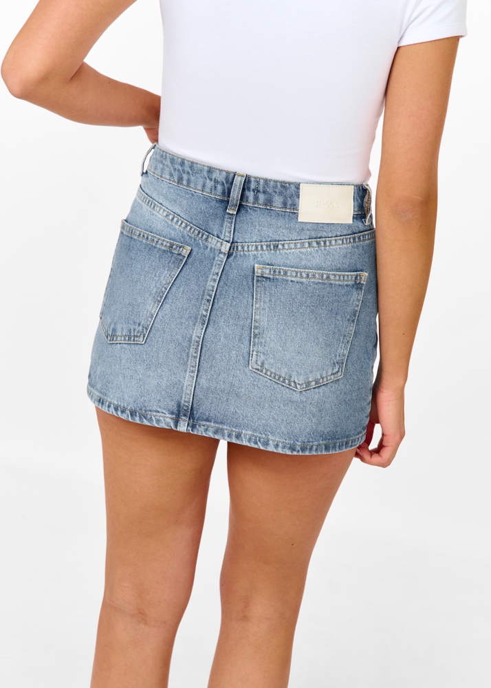 Jetta denim minirokje