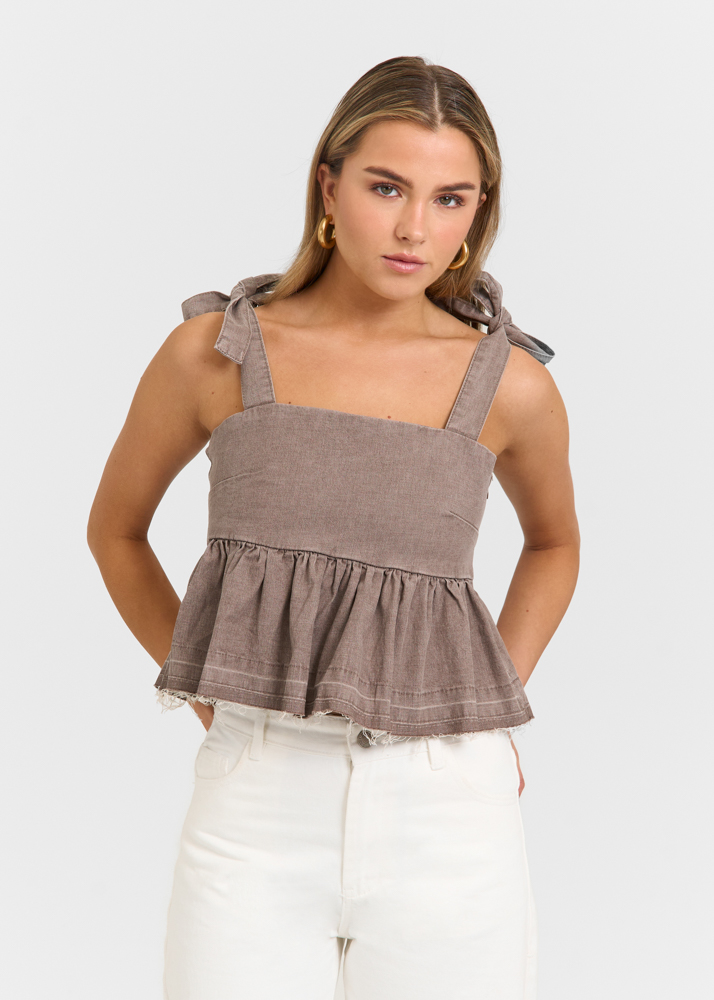 Anniko denim top
