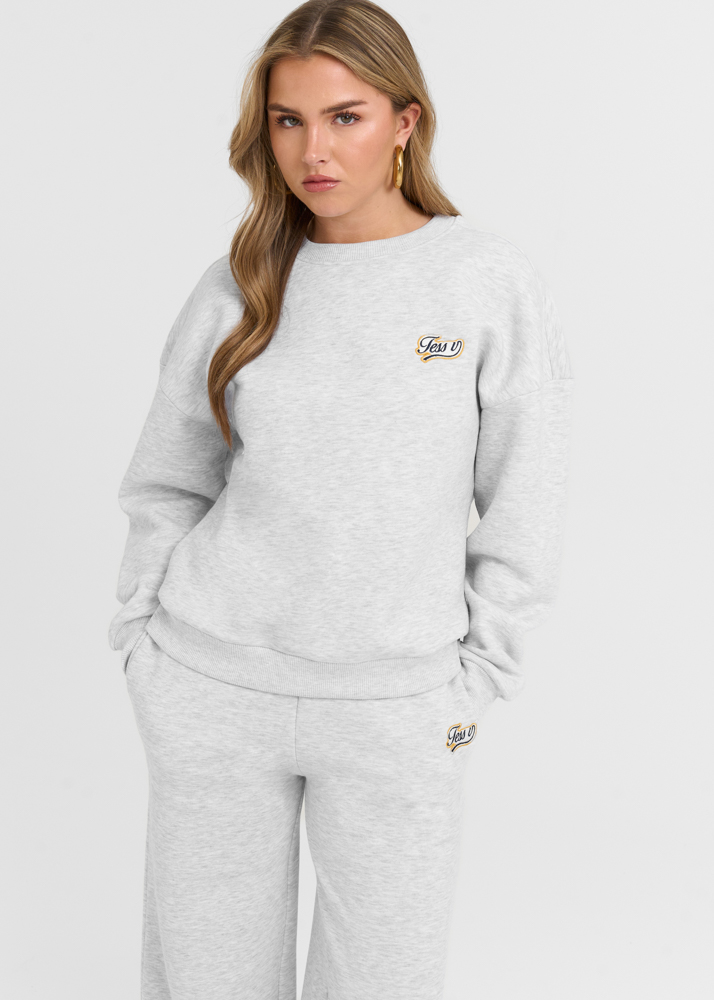Patch sweater