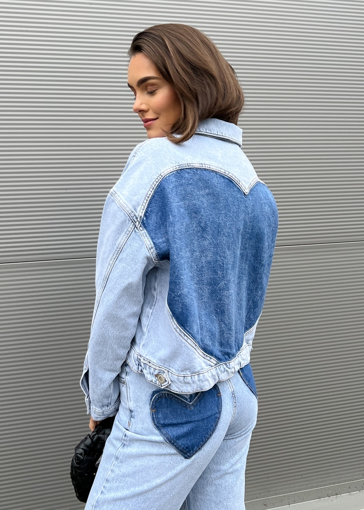 Myrthe denim jasje