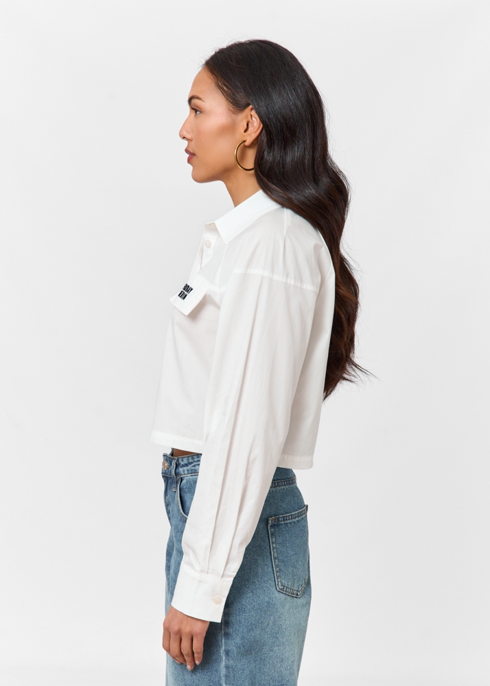 Friday Denim cropped blouse