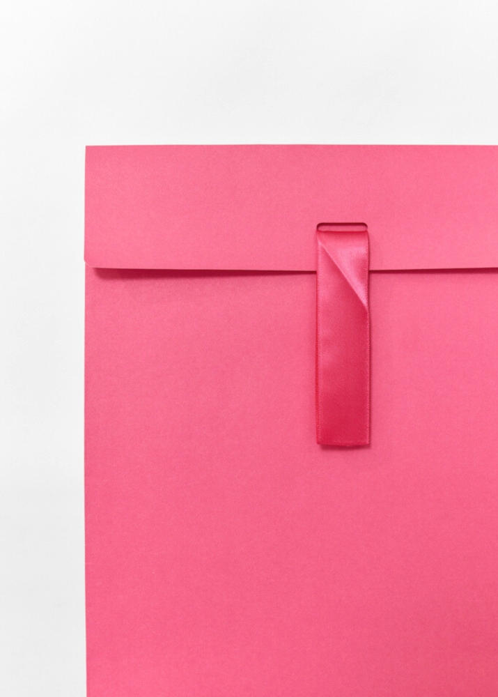 Flapbox groot roze 34,5 x 25 cm