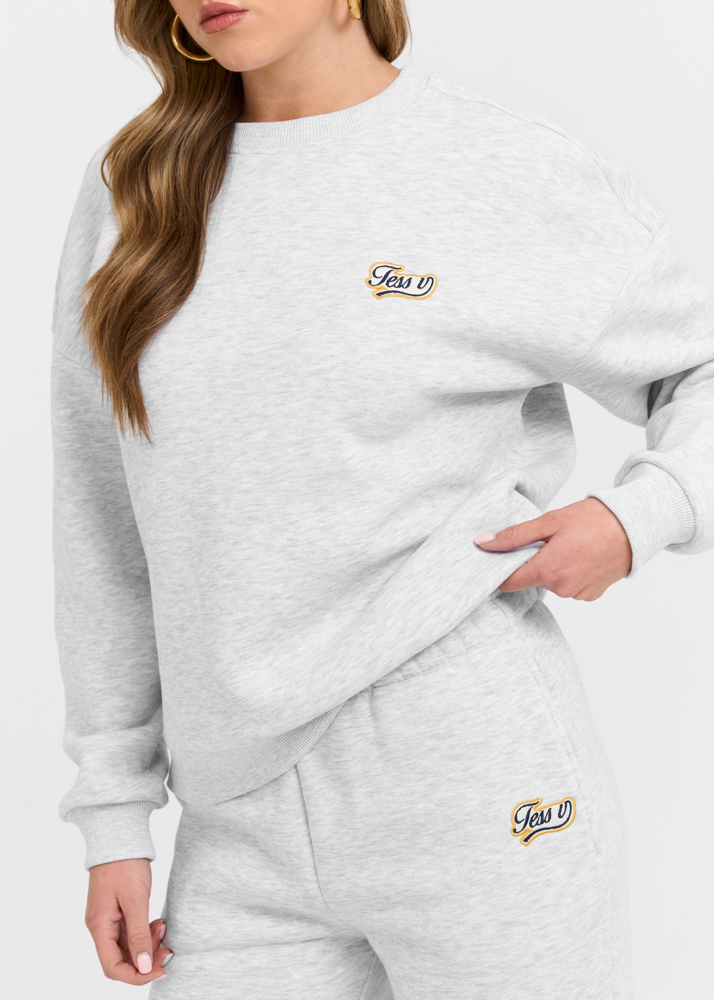 Patch sweater
