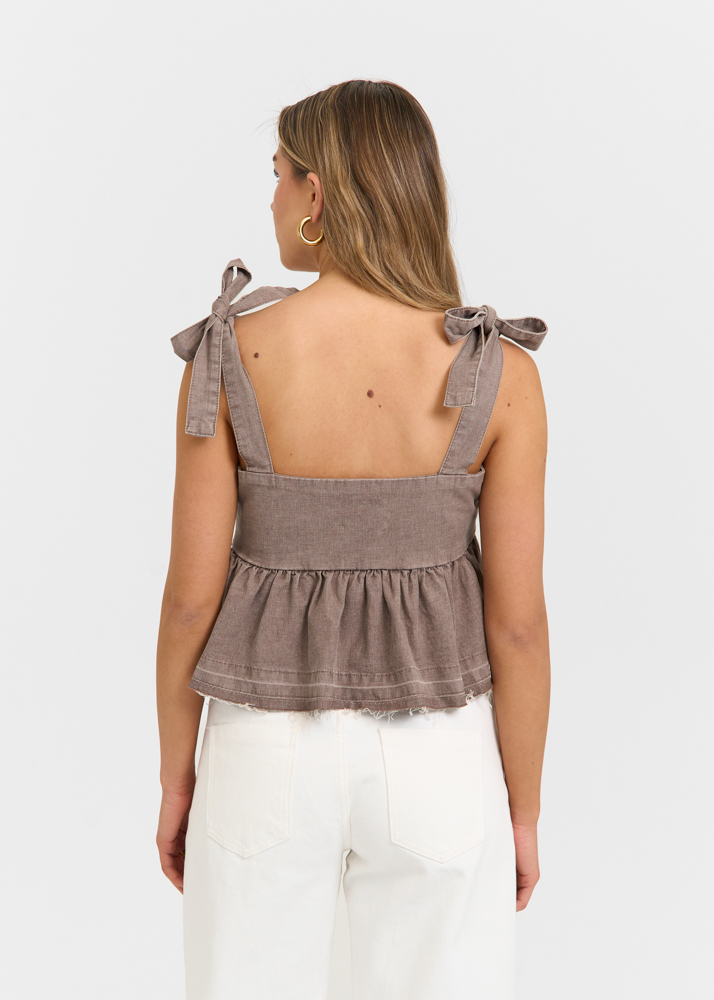 Anniko denim top