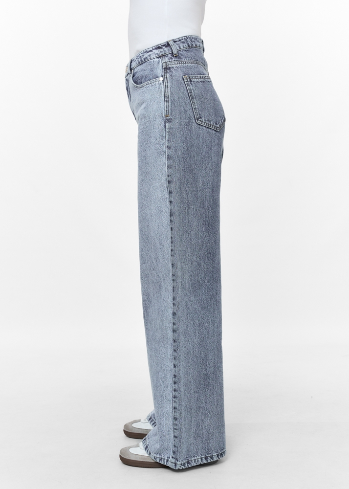Aurelia tweekleurige denim jeans