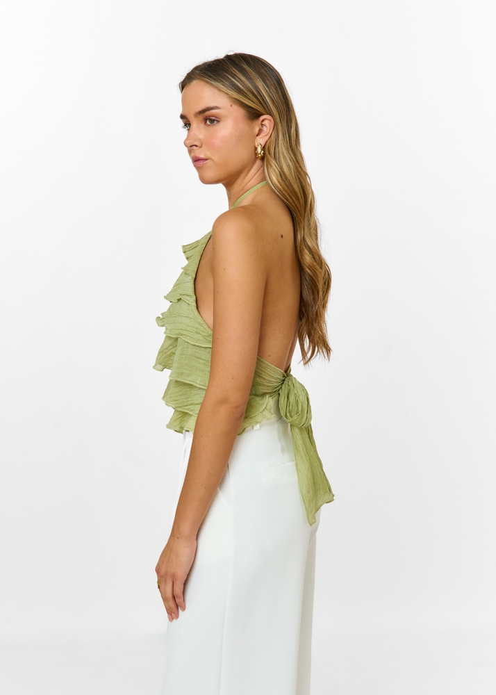 Leonie ruffle top