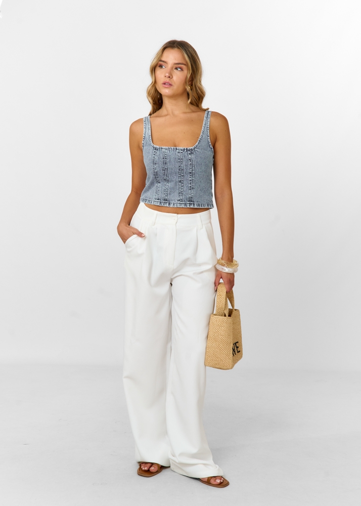 Yadi denim top