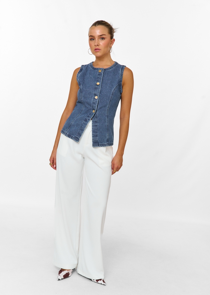 Natalia denim gilet