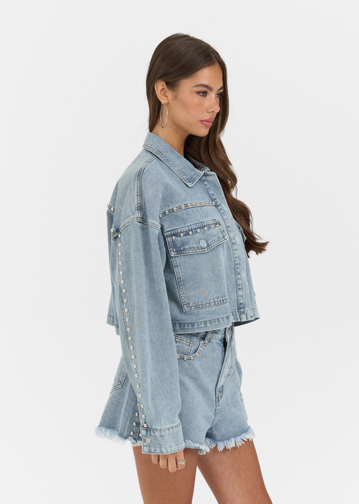 Luca stud jacket