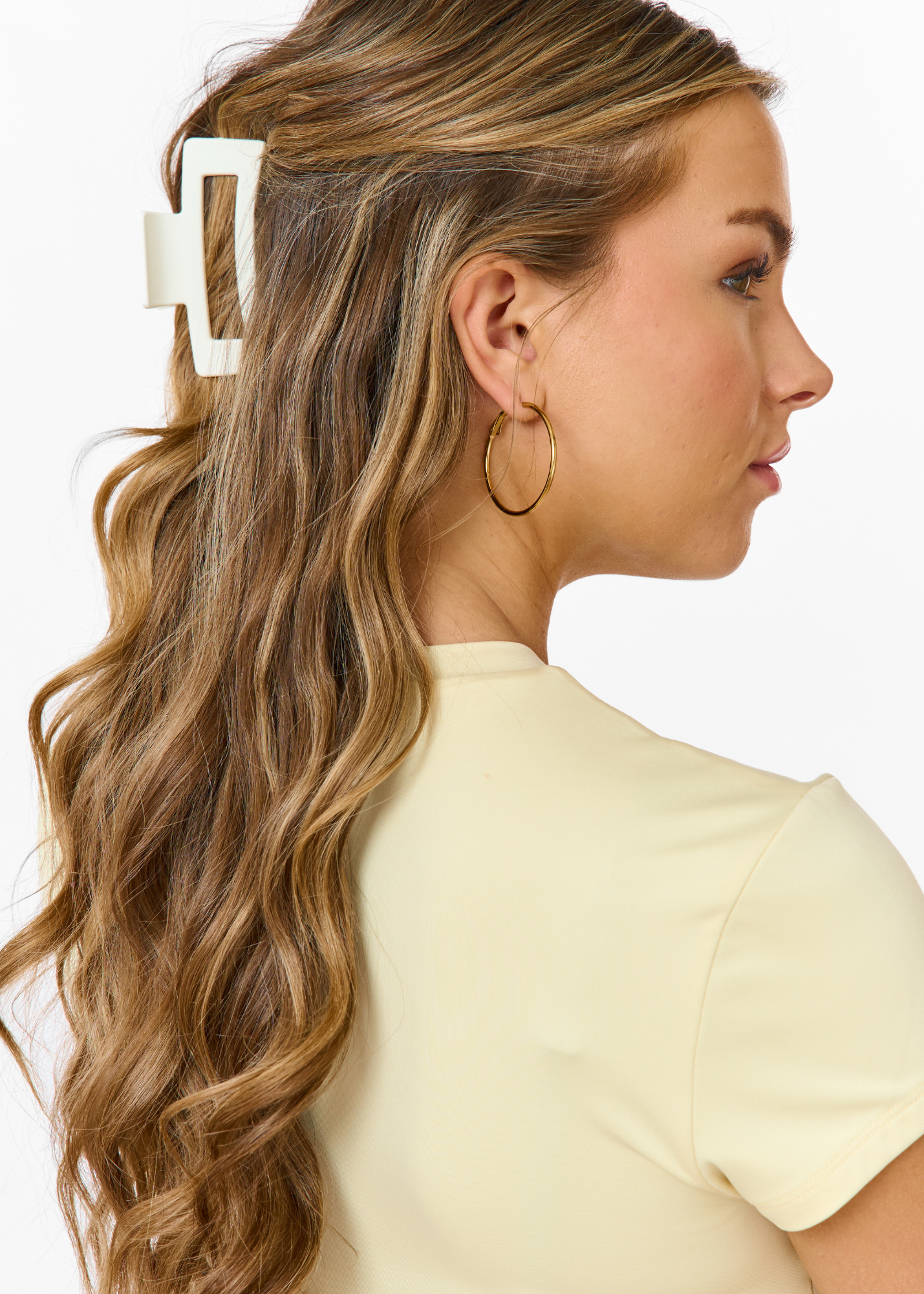 Haarklem effen groot