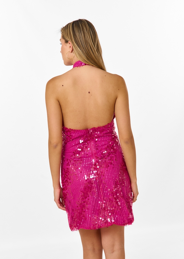 Isa pailletten jurkje